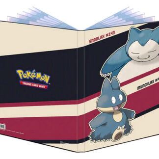 Ultra PRO 90-kortin Pokemon Albumi Snorlax and Munchlax UUTUUS!