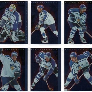 2000-01 Cardset BLAZING PATRIOTS FOIL (6 kpl) Erikoiskortti Setti
