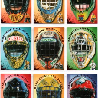 2000-01 Cardset MASQUERADE (9 kpl) Erikoiskortti Setti