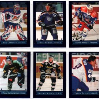 2001-02 Cardset ADRENALINE RUSH (6 kpl) Erikoiskortti Setti