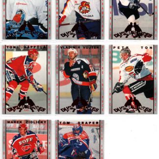 2001-02 Cardset DUELING ACES (8 kpl) Erikoiskortti Setti
