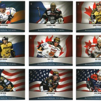 2008-09 Cardset INTERNATIONAL STARS (26 kpl) Erikoiskortti Setti