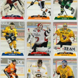 2017-18 Cardset Liiga Sarja 2 Peruskortti Setti