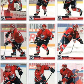 2018-19 Cardset Liiga Sarja 2 Peruskortti Setti