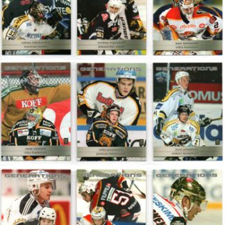 2007-08 Cardset GENERATIONS (14 kpl) Erikoiskortti Setti