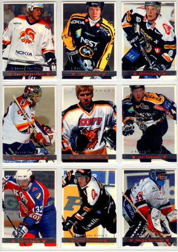2002-03 Cardset BOUND for GLORY (10 kpl) Erikoiskortti Setti