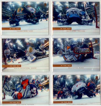 2005-06 Cardset IN THE NET (6 kpl) Erikoiskortti Setti