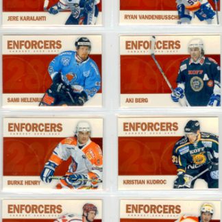 2006-07 Cardset ENFORCERS (12 kpl) Erikoiskortti Setti