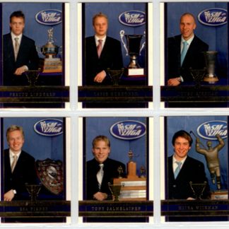 2008-09 Cardset TROPHY WINNERS (7 kpl) Erikoiskortti Setti