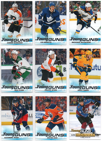 2019-20 Upper Deck YOUNG GUNS RC #208 Connor Bunnaman Flyers RC