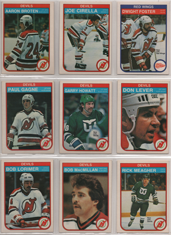 1982-83 O-Pee-Chee Hockey #136 Aaron Broten RC Devils