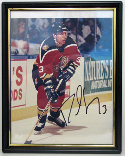 Paul Laus #3 Florida Panthers PHOTO FRAME AUTO