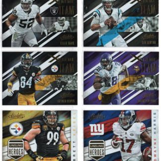 2016 NFL Panini Absolute UNSUNG HEROES #11 Brett Keisel - Pittsburgh Steelers