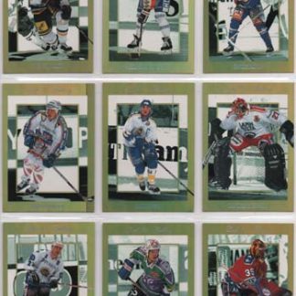 1995-96 SISU LIMITED Leaf Gallery # 9 Sakari Lindfors (G) HIFK