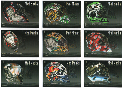 2007-08 Cardset MAD MASKS #10 Tuomas Tarkki (G) Kärpät