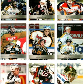 2007-08 Cardset GENERATIONS #1 Niklas Bäckström / Tuomas Tarkki Kärpät