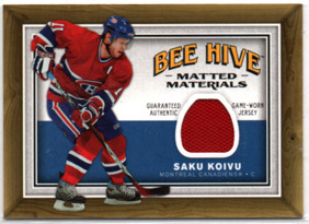 2006-07 Beehive Matted Materials Saku Koivu GAME JERSEY Canadiens #MMSK