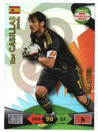 Road to 2014 Panini FIFA World Cup MASTER   Iker Casillas (Espana)