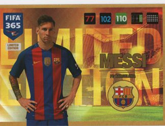 2017 Panini FIFA 365 LIMITED EDITION XXL Lionel Messi (FC Barcelona)