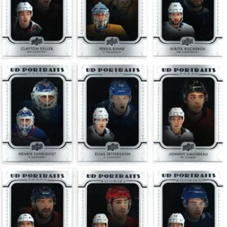 2019-20 Upper Deck UD PORTRAITS ROOKIES #P-45 Quinn Hughes RC Canucks