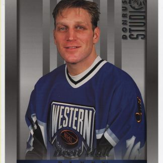 1997-98 Donruss Studio Portraits 8X10 #11 Brett Hull Blues