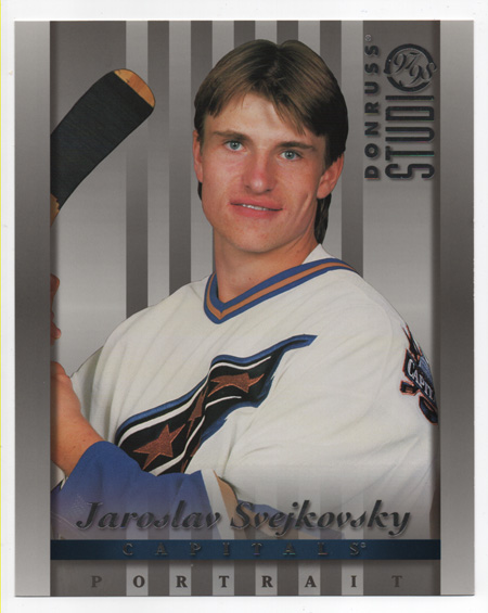 1997-98 Donruss Studio Portraits 8X10 #32 Jaroslav Sveijkovski Capitals