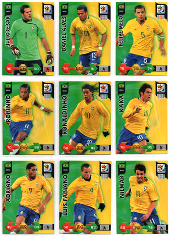 2010 Panini FIFA World Cup South Africa Julio Cesar (Brasil)