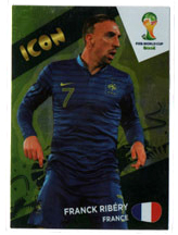 2014 Panini FIFA World Cup Brasil ICON #420 Franck Ribéry (France)