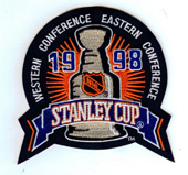 NHL Stanley Cup Champion PATCH Detroit Red Wings 1998 (Original)