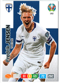 2020 Panini Uefa EURO #162 Fredrik Jensen Teammate FINLAND