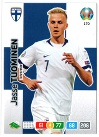2020 Panini Uefa EURO #170 Jasse Tuominen Teammate FINLAND