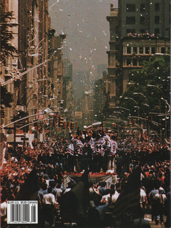 Beckett Hockey 1994 Aug. Messier Stanley Cup, Back NY SC Paraati - Image 3