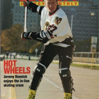 Beckett Hockey 1995 Sep. Roenick HOT WHEELS, Back Berard