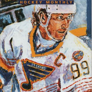 Beckett Hockey 1996 April Wayne Gretzky Blues, Back Eric Daze