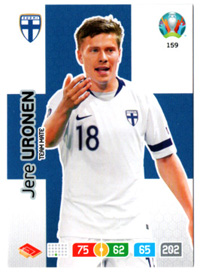 2020 Panini Uefa EURO #159 Jere Uronen Teammate FINLAND