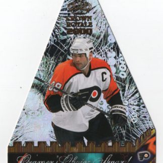 1999-00 CROWN ROYALE CRAMER'S CHOICE AWARD JUMBO #9 Eric Lindros Flyers (MINT)