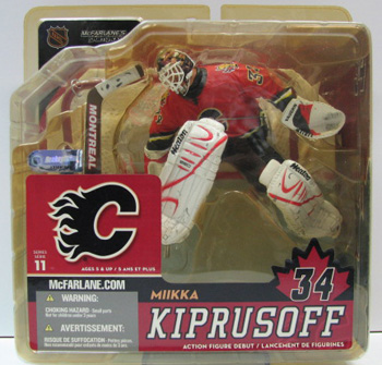 NHL McFarlane Miikka Kiprusoff Calgary Flames RED Series 11