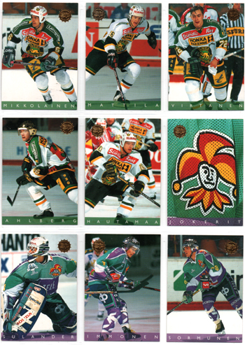 1995-96 SISU Series 1 Hockey #45 Pasi Sormunen Jokerit