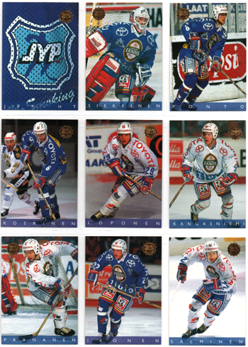 1995-96 SISU Series 1 Hockey #56 Ari-Pekka Siekkinen (G) JYP