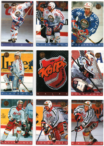 1995-96 SISU Series 1 Hockey #66 Janne Kurjenniemi JYP