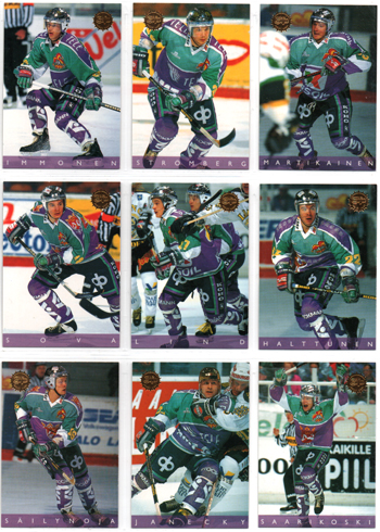 1995-96 SISU Series 1 Hockey #52 Keijo Säilynoja Jokerit