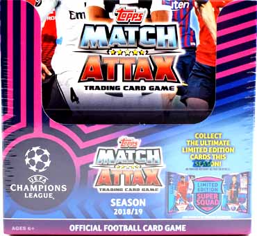 2018-19 Topps Match Attax Champions League Laatikko