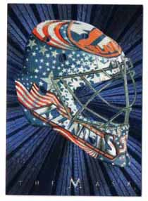 2001-02 Between the Pipes MASKS #32 Rick DiPietro (G) Islanders