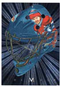 2001-02 Between the Pipes MASKS #32 Jeff Hackett (G) Canadiens