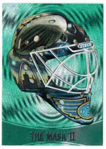 2002-03 Between the Pipes MASKS II #M26 Brent Johnson (G) Blues