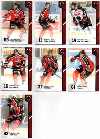 2014-15 Cardset Series 1 #162 Patrik Parkkonen RC Ässät