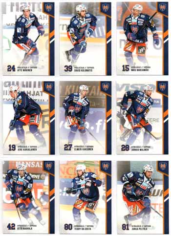 2014-15 Cardset Series 2 #311 Teddy Da Costa Tappara