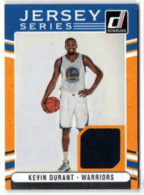 2016-17 NBA Panini Donruss JERSEY #35 Kevin Durant Warriors