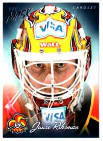 2009-10 Cardset MASKS #2of9 Juuso Riksman (G) Jokerit
