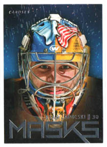 2014-15 Cardset MASKS #1of9 Ryan Zapolski (G) Lukko